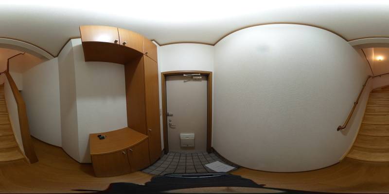 パノラマ画像玄関