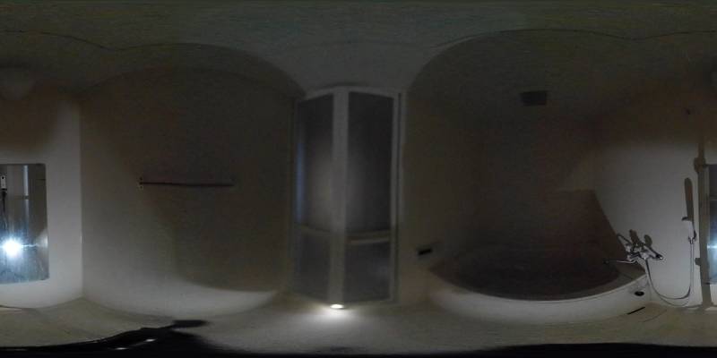 パノラマ画像バスルーム