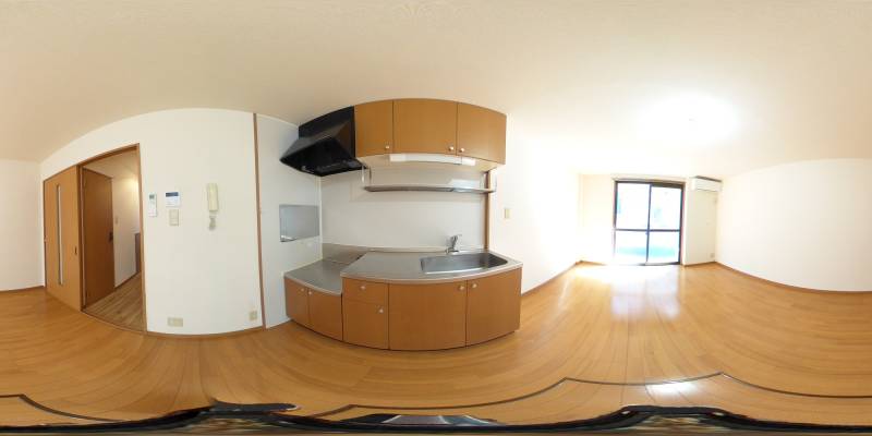 パノラマ画像キッチン
