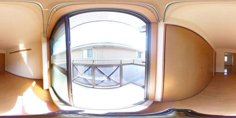 パノラマ画像バルコニー