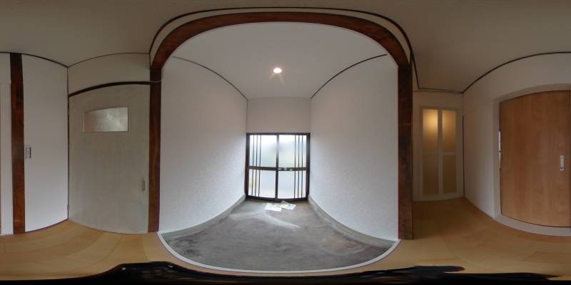 パノラマ画像玄関