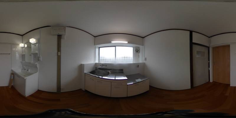 パノラマ画像キッチン