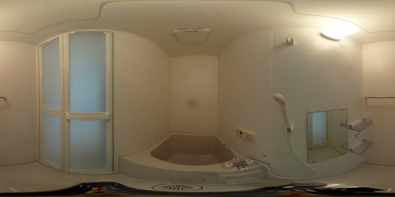 パノラマ画像バスルーム