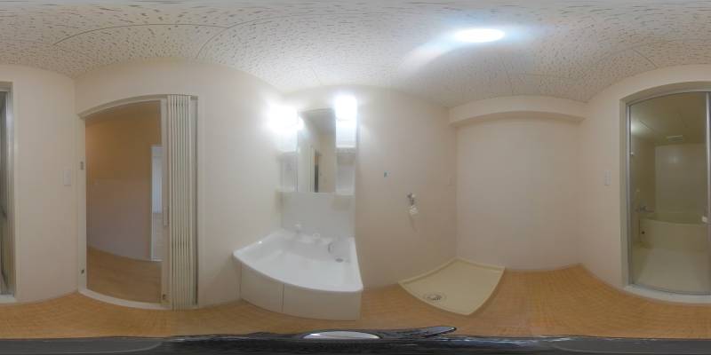 パノラマ画像洗面所