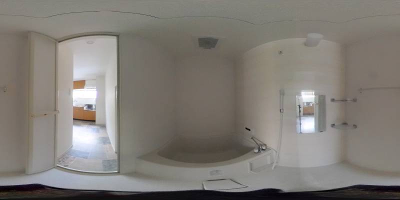 パノラマ画像バスルーム