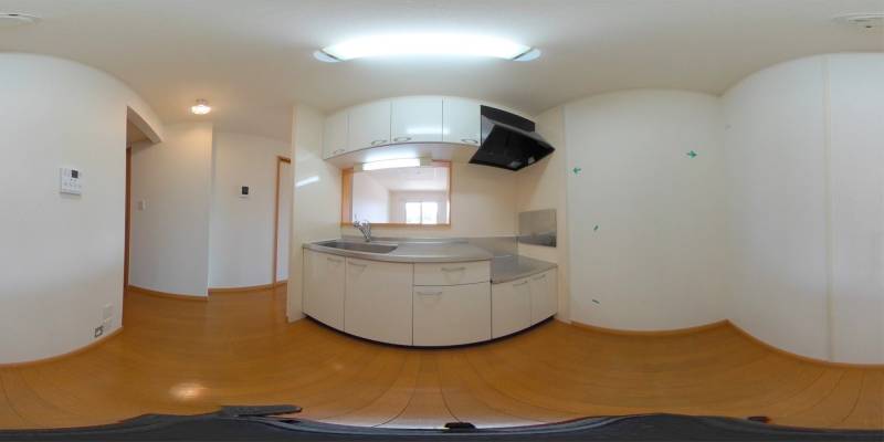 パノラマ画像キッチン