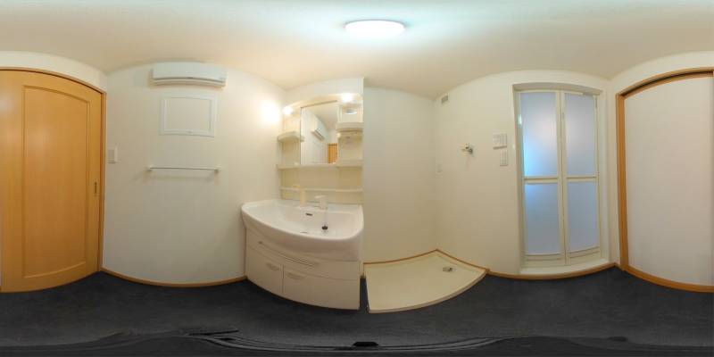 パノラマ画像洗面所