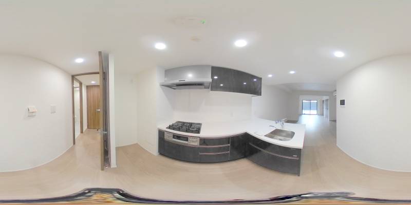 パノラマ画像キッチン