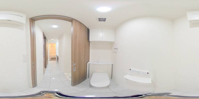 パノラマ画像洗面所