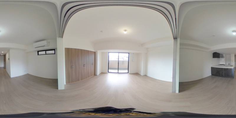 パノラマ画像リビング