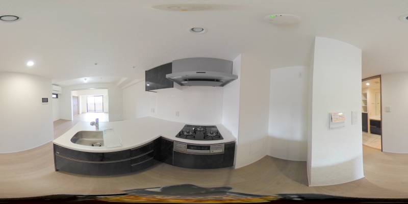 パノラマ画像キッチン