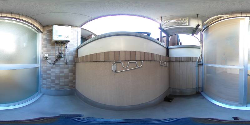 パノラマ画像バルコニー