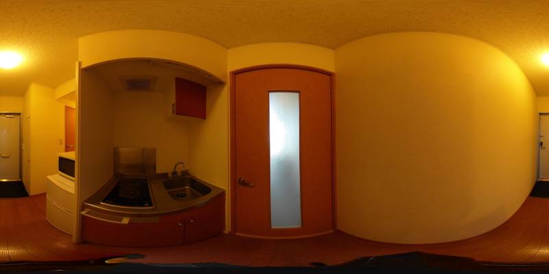 パノラマ画像キッチン