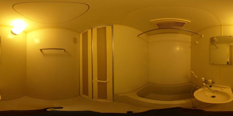 パノラマ画像バスルーム