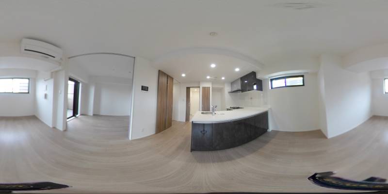 パノラマ画像リビング