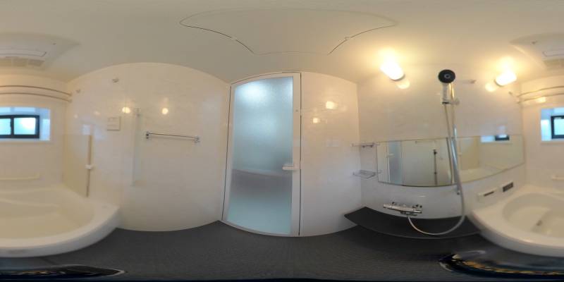 パノラマ画像バスルーム