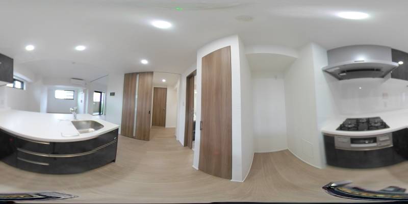 パノラマ画像キッチン