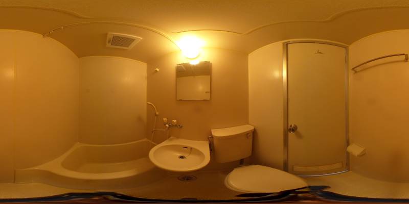 パノラマ画像バスルーム