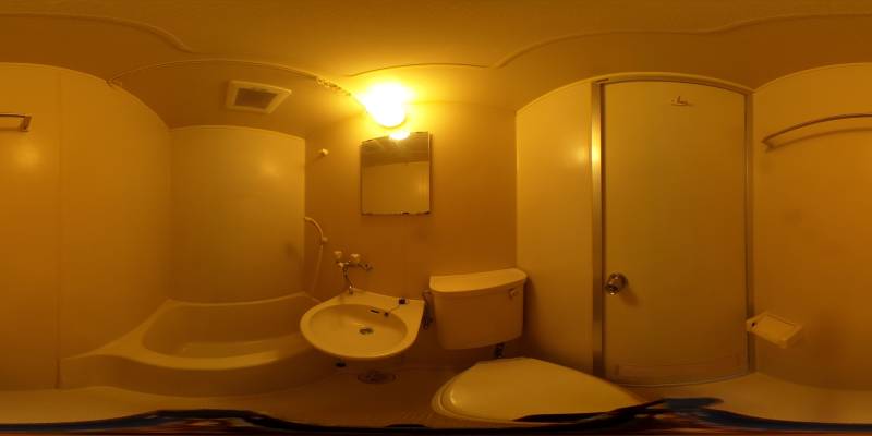 パノラマ画像バスルーム