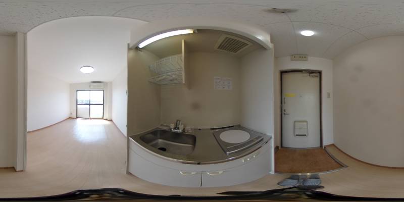 パノラマ画像キッチン