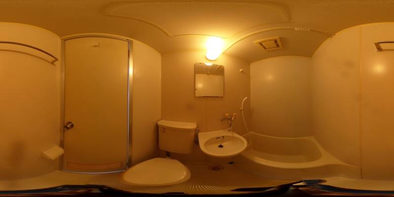 パノラマ画像バスルーム