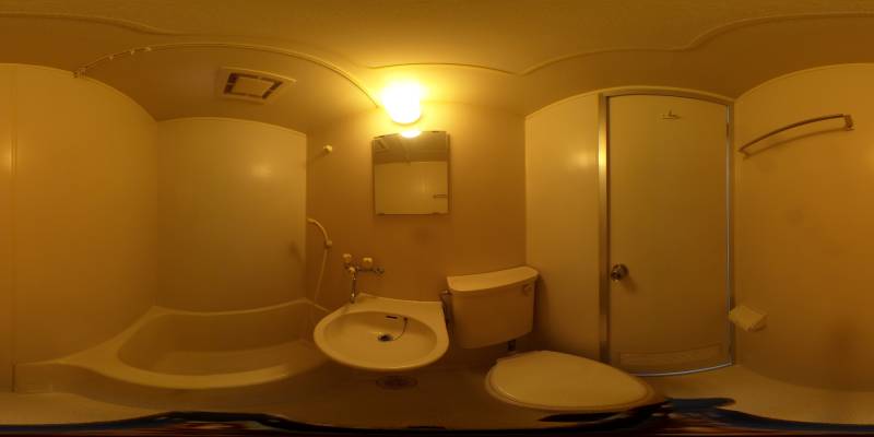 パノラマ画像バスルーム