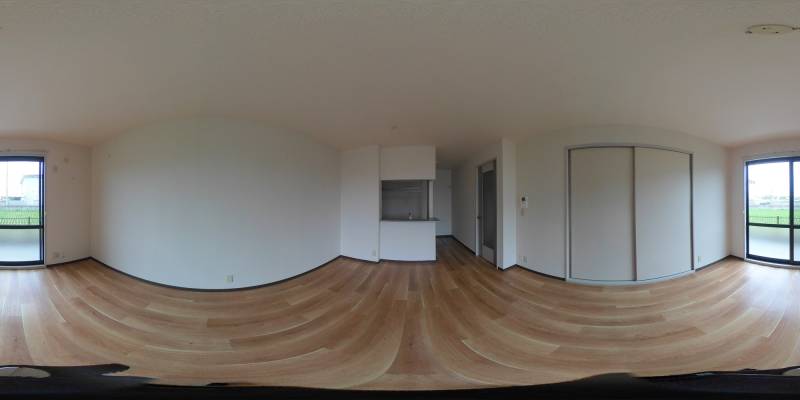 パノラマ画像リビング