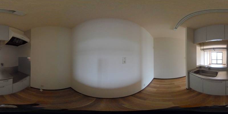 パノラマ画像キッチン