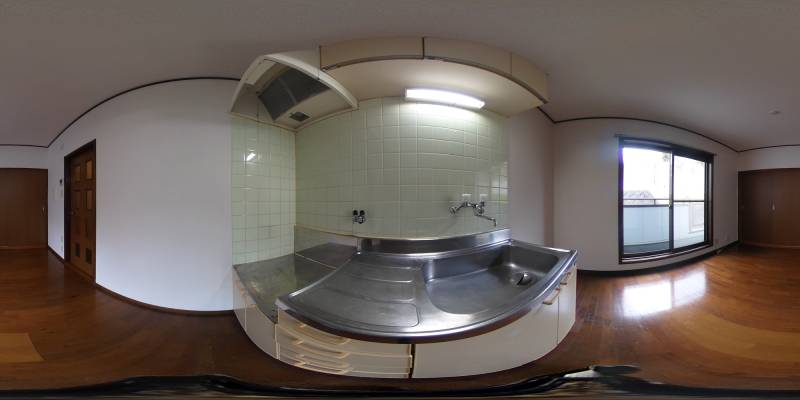 パノラマ画像キッチン