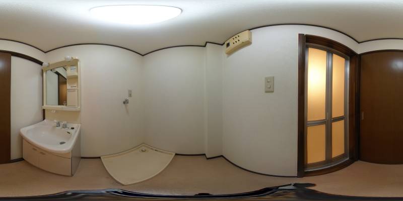 パノラマ画像洗面所