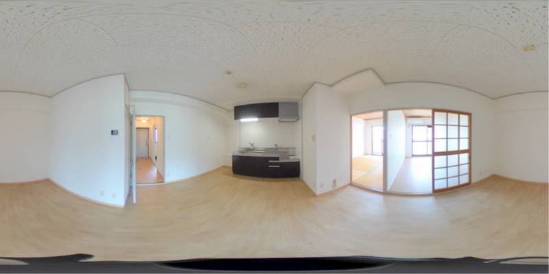 パノラマ画像リビング