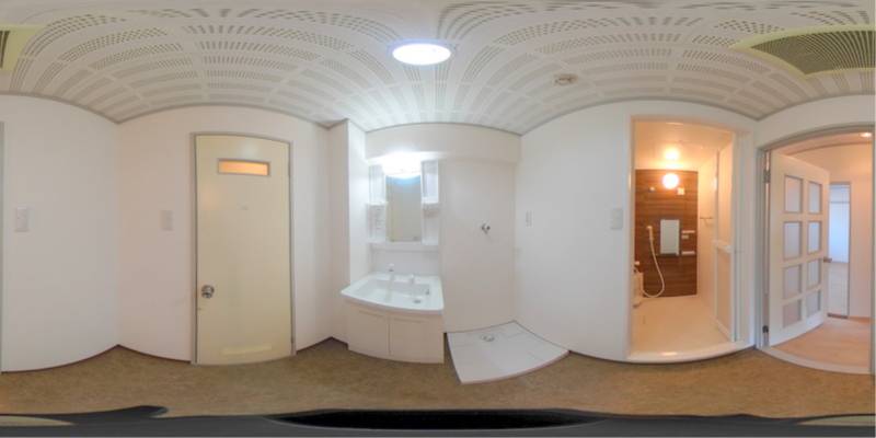 パノラマ画像洗面所