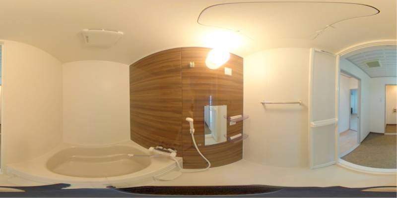 パノラマ画像バスルーム