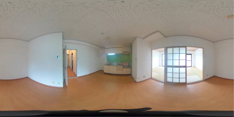 パノラマ画像リビング