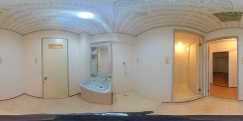 パノラマ画像洗面所