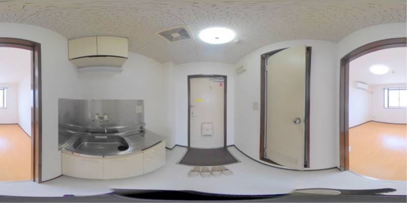 パノラマ画像キッチン