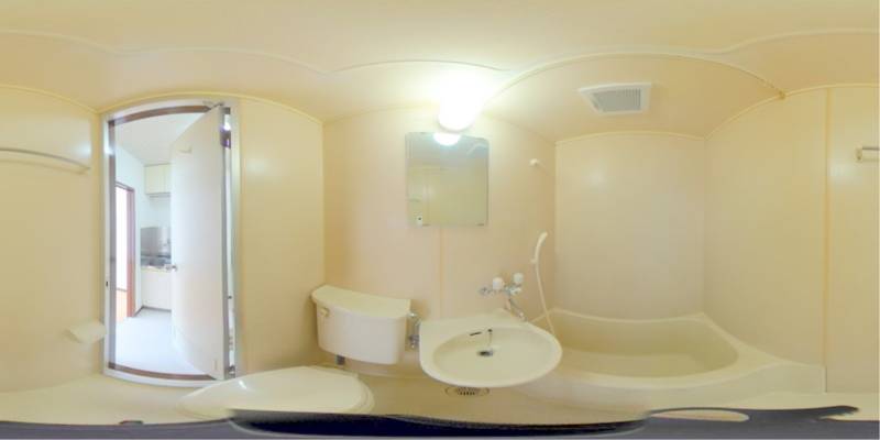 パノラマ画像バスルーム