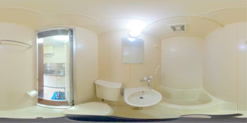 パノラマ画像バスルーム