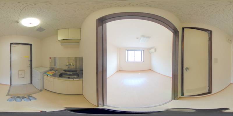 パノラマ画像キッチン