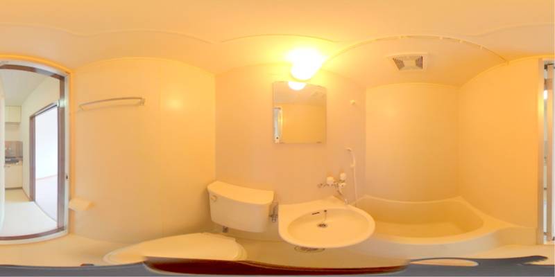 パノラマ画像バスルーム