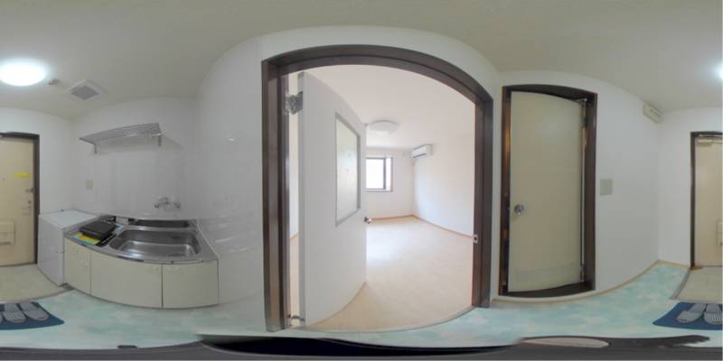 パノラマ画像キッチン