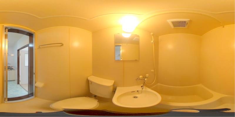 パノラマ画像バスルーム