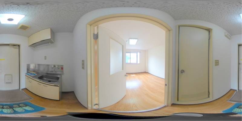 パノラマ画像キッチン