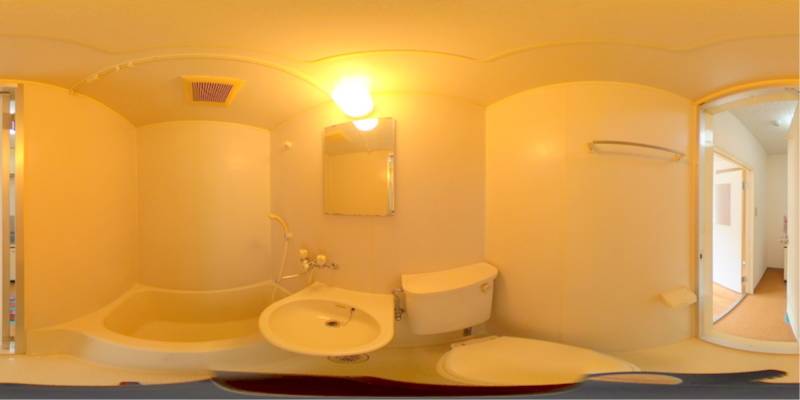 パノラマ画像バスルーム