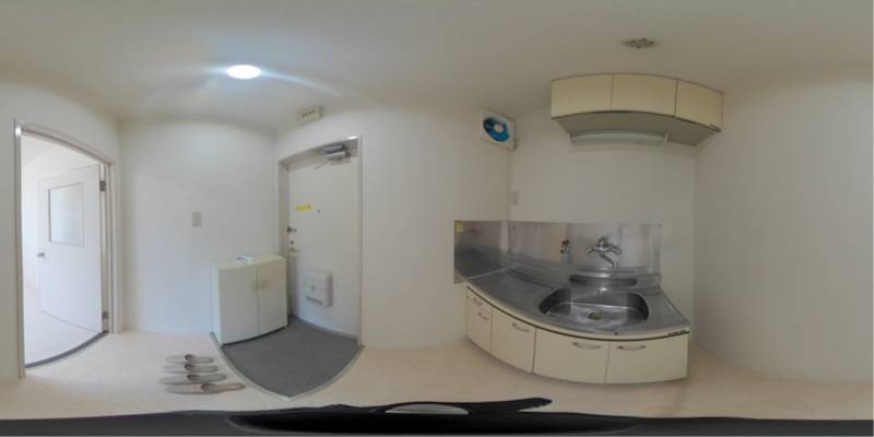 パノラマ画像キッチン