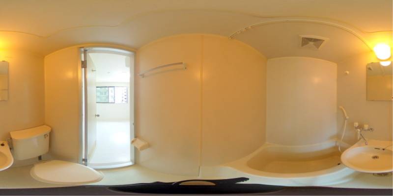 パノラマ画像バスルーム