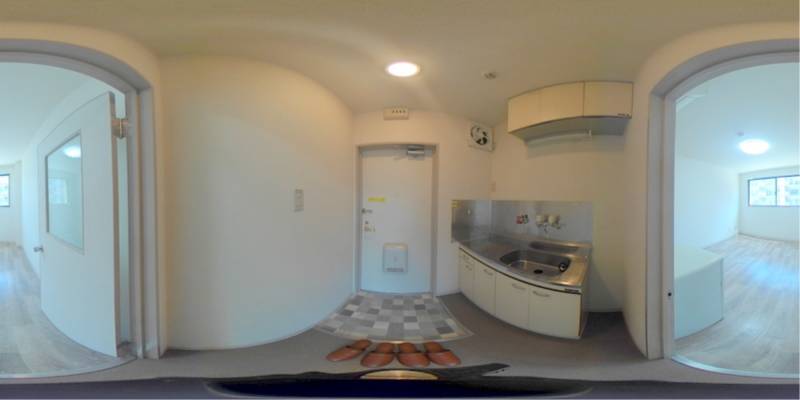 パノラマ画像キッチン