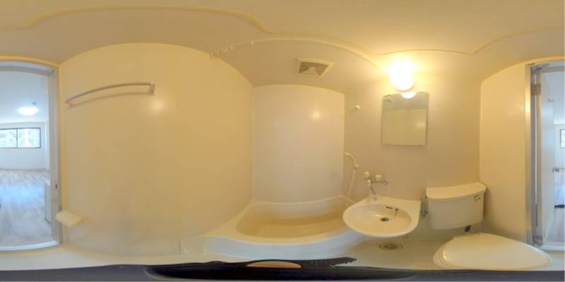 パノラマ画像バスルーム