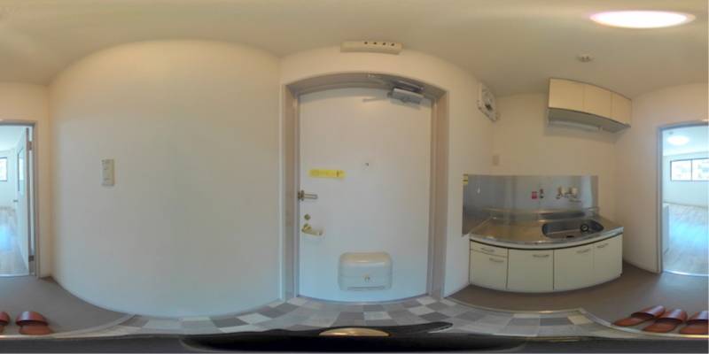 パノラマ画像玄関