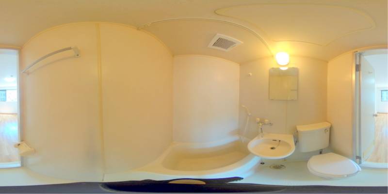 パノラマ画像バスルーム